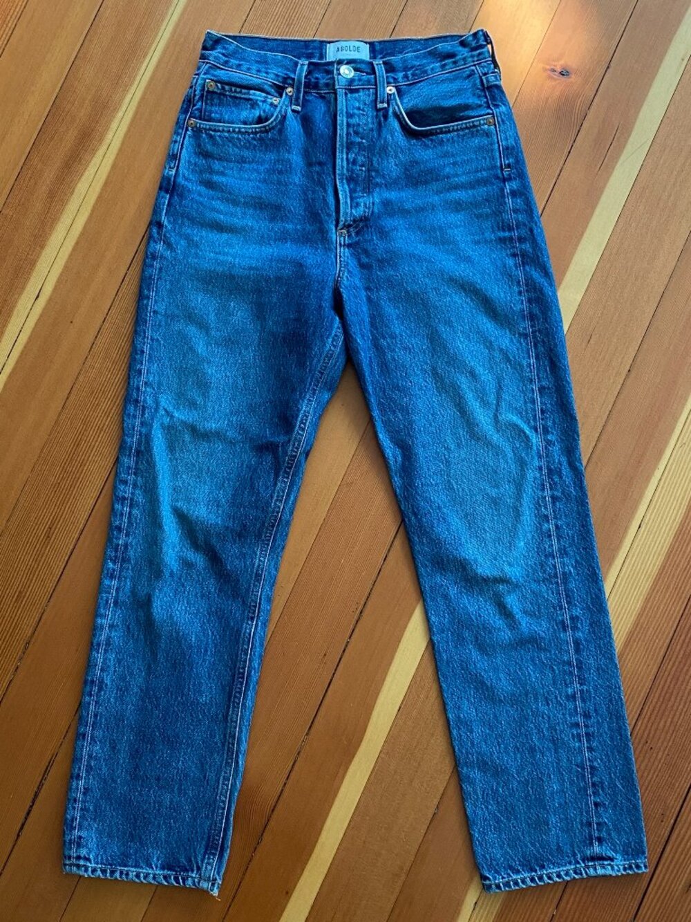 AGOLDE 90's Mid-Rise Straight-Leg Jeans - Size 24